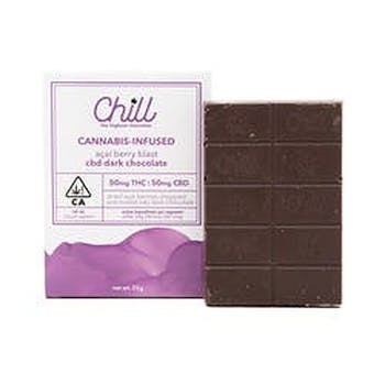 Chill Açaí Berry Blast CBD Dark Chocolate 100mg